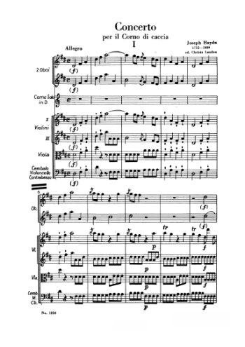 Concerto pour cor de chasse